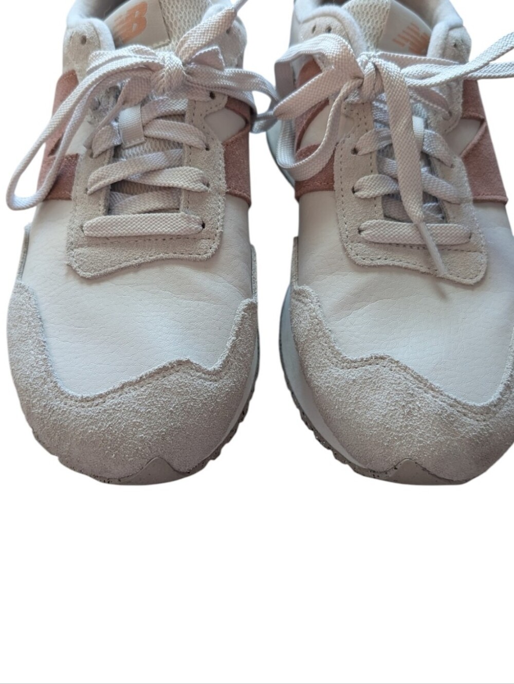 New Balance Women's 237 Sneakers Beige Pink Colorblock - Picture 3 of 13